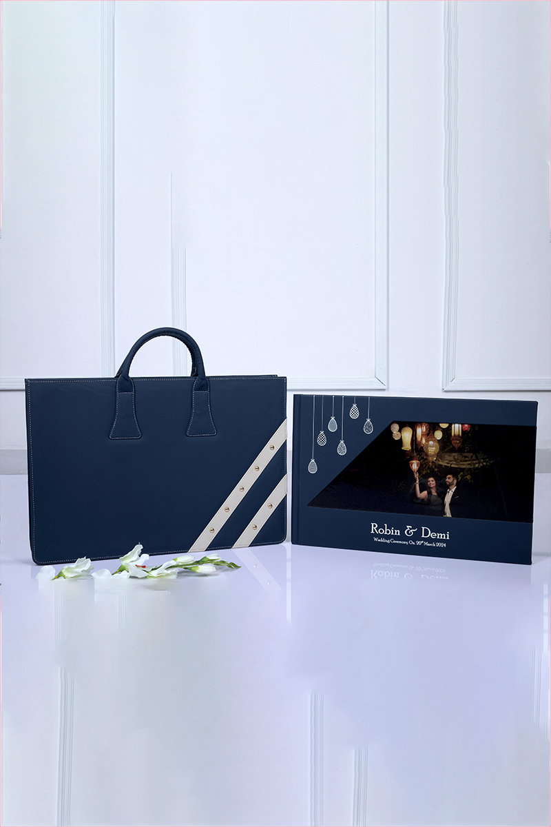 Leather cover acralic window